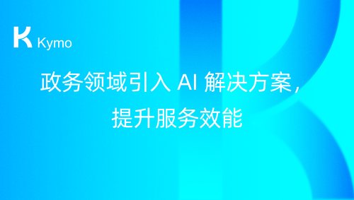 政务领域引入 AI 解决方案，提升服务效能