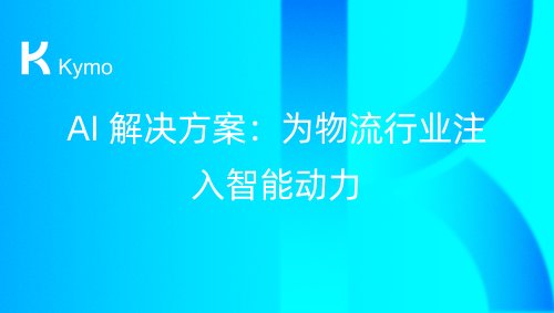 AI 解决方案：为物流行业注入智能动力