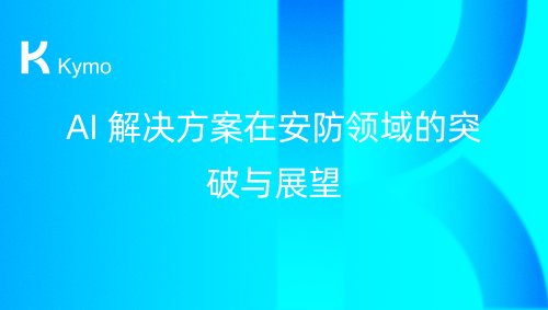 AI 解决方案在安防领域的突破与展望